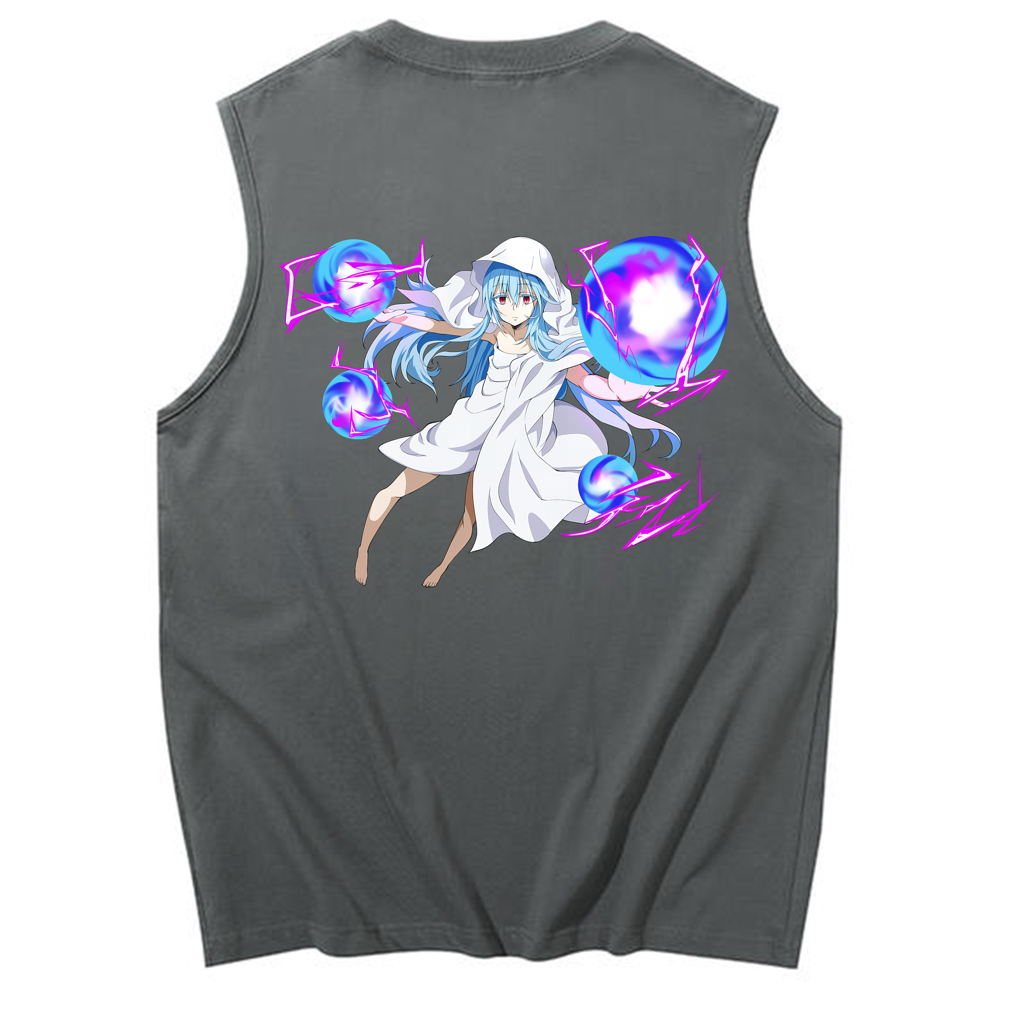 （画像用） 転スラ Regarding Reincarnated to Slime コットン100％タンクトップ（背面プリント）